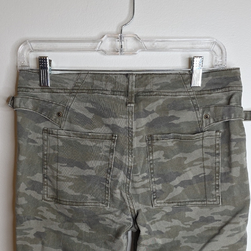 Anthropolgie HEIHEI Camouflage Cargo Pants SZ 26 - Picture 4 of 8